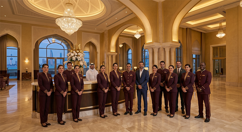 A complete procurement guide for hotel uniforms Kuwait luxury properties need — climate requirements, sourcing options, customization standards, and supplier tips.