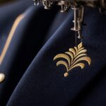 hotel uniform embroidery — professional luxury hotel uniform photography