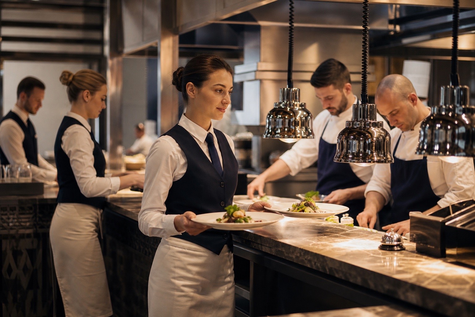 restaurant staff uniforms Europe