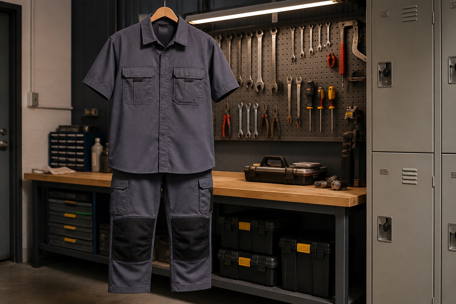 hotel maintenance uniforms Europe staff wear detail