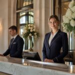 hotel reception uniforms Europe for European hotels