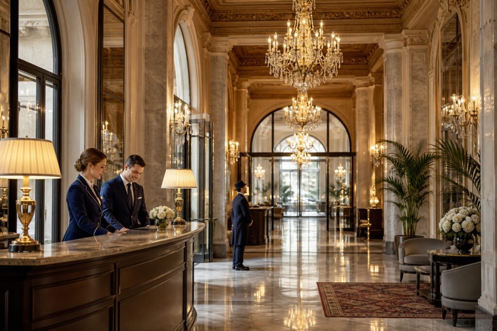 hotel uniforms Austria for European hotels