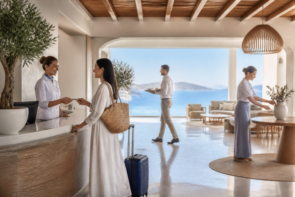 hotel uniforms Greece for European hotels