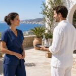 beach resort uniforms Europe staff wear detail