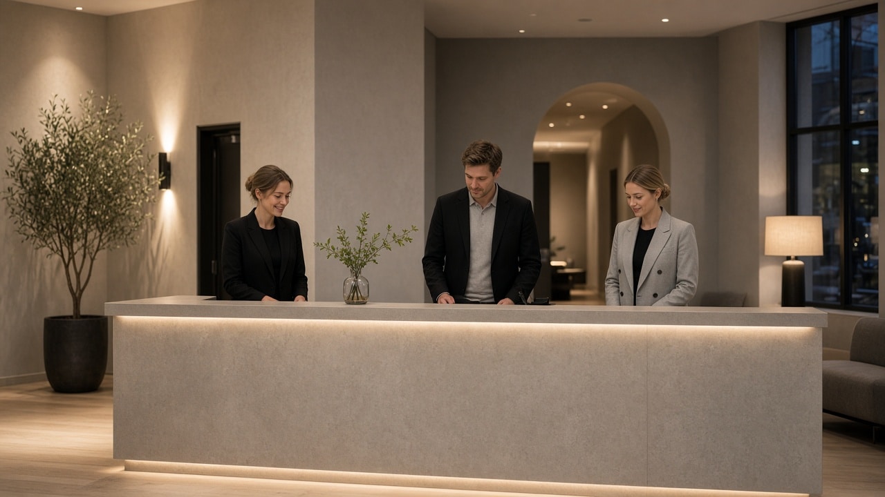 hotel uniforms Denmark staff wear detail